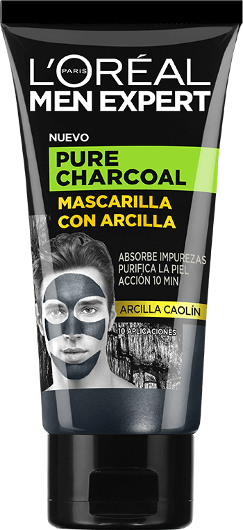 Mascarilla De Arcilla Men Expert Pure Charcoal